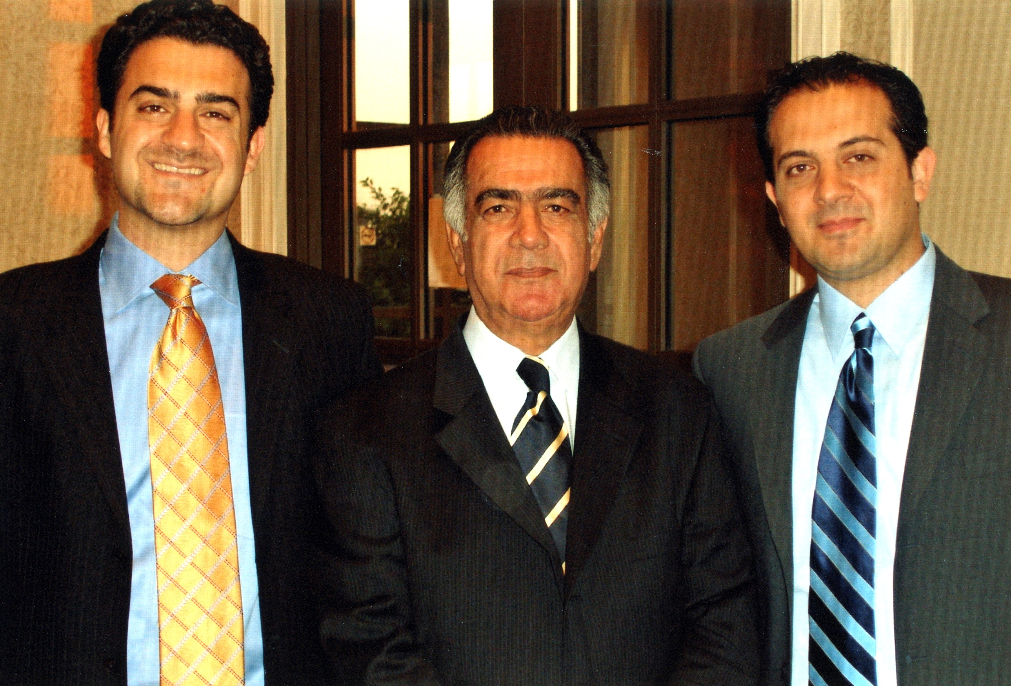 Mohammad Arif Sherdel with his sons